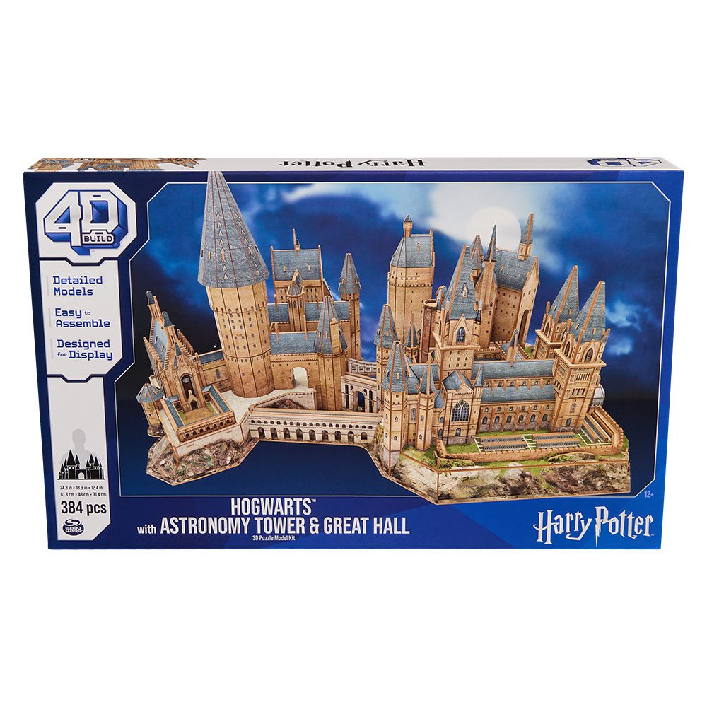 4D | Harry Potter Hogwarts con Torre y Gran Comedor