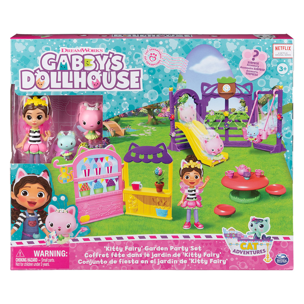 La Casa de Muñecas de Gabby | Playset Jardín Kitty Fairy