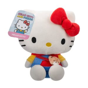 Peluches Hello Kitty 20cm con Buzo y Mochila