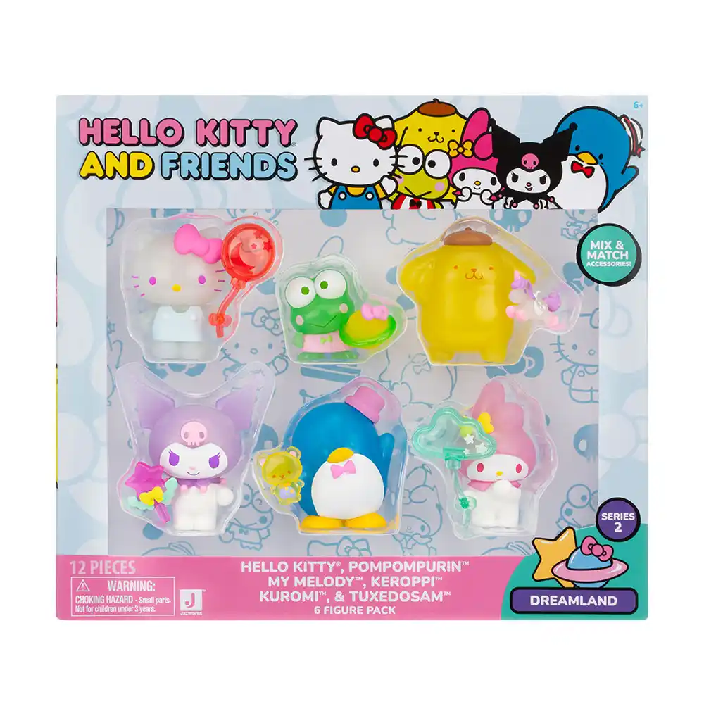 Hello Kitty & Friends | Coleccionables 6 Pack