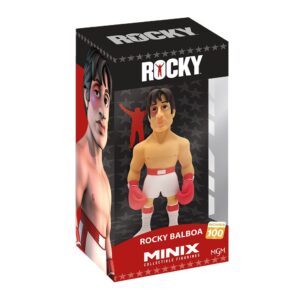 Rocky Balboa Figura Minix Boxeador con Ojo Morado