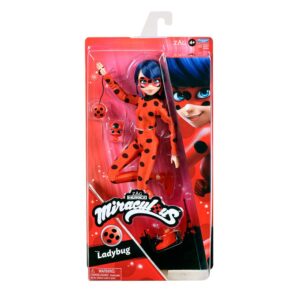 Figura Articulada Miraculous Ladybug + Mascota