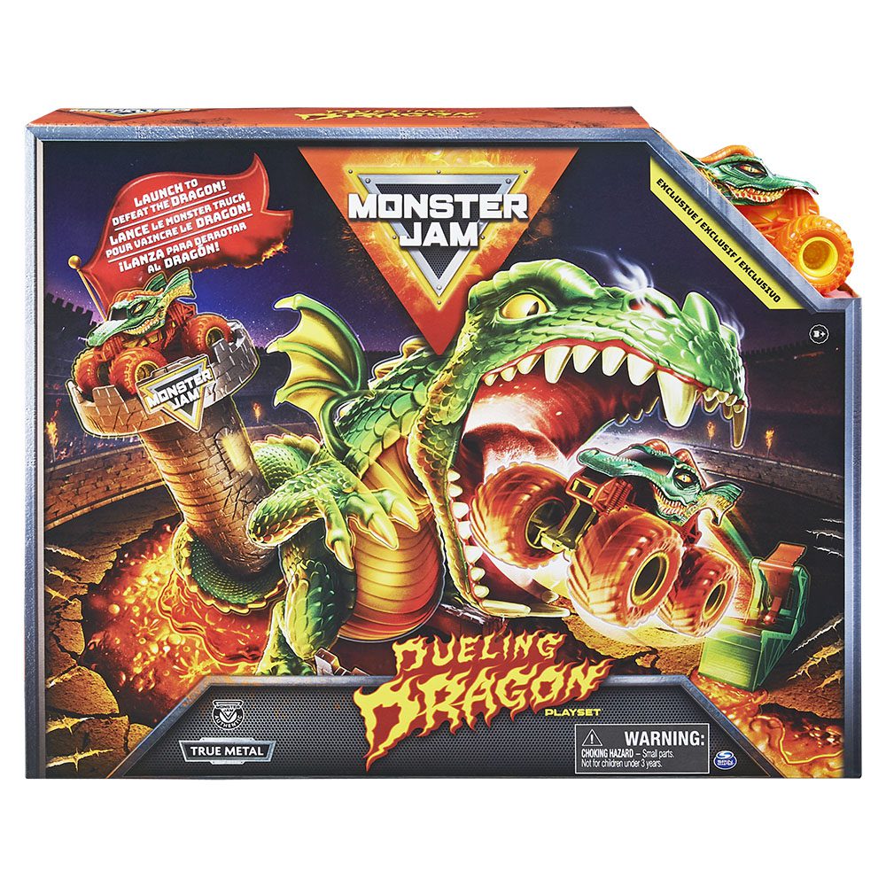 Monster Jam | Dueling Dragon Playset 