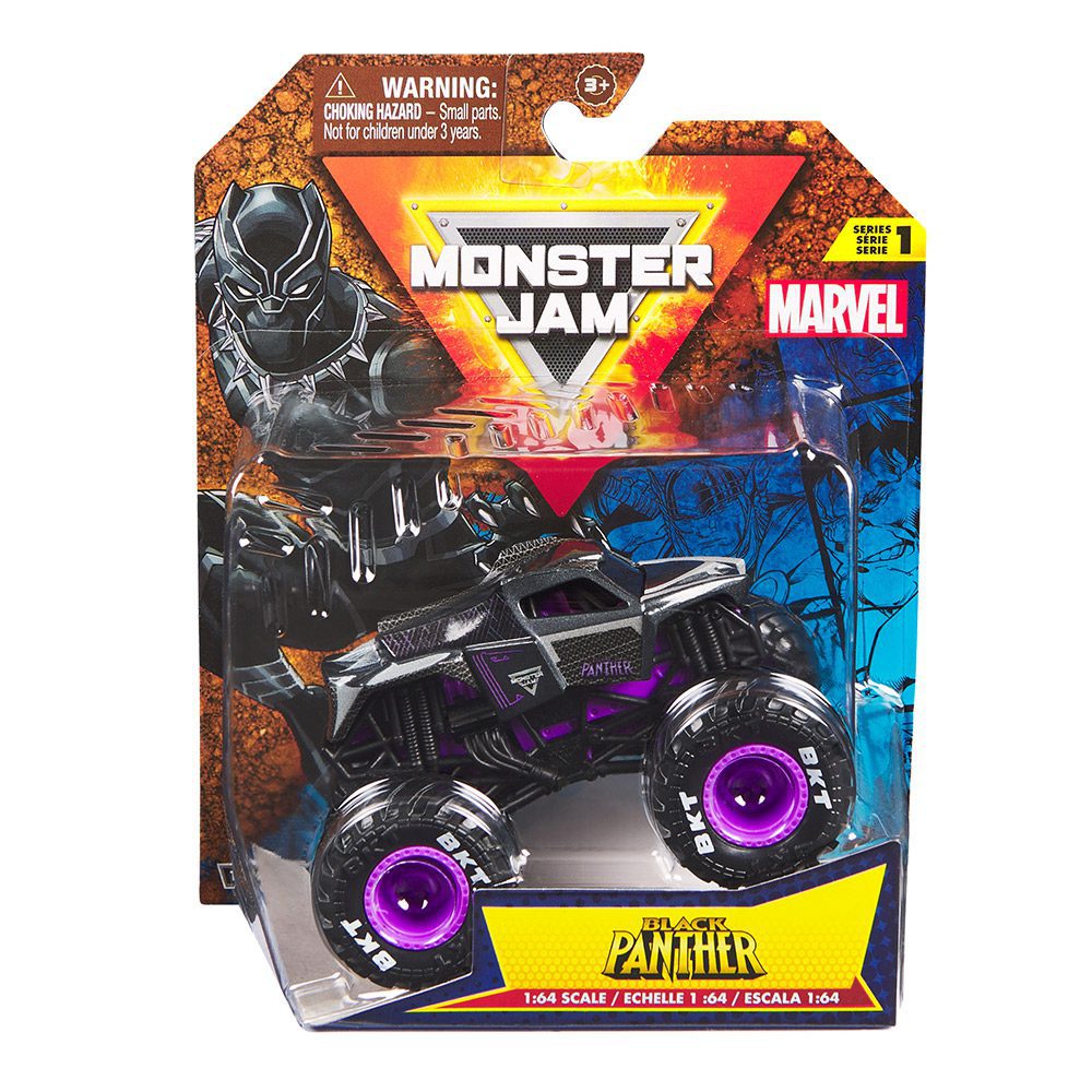 Monster Jam | Vehículo Black Panther 1:64