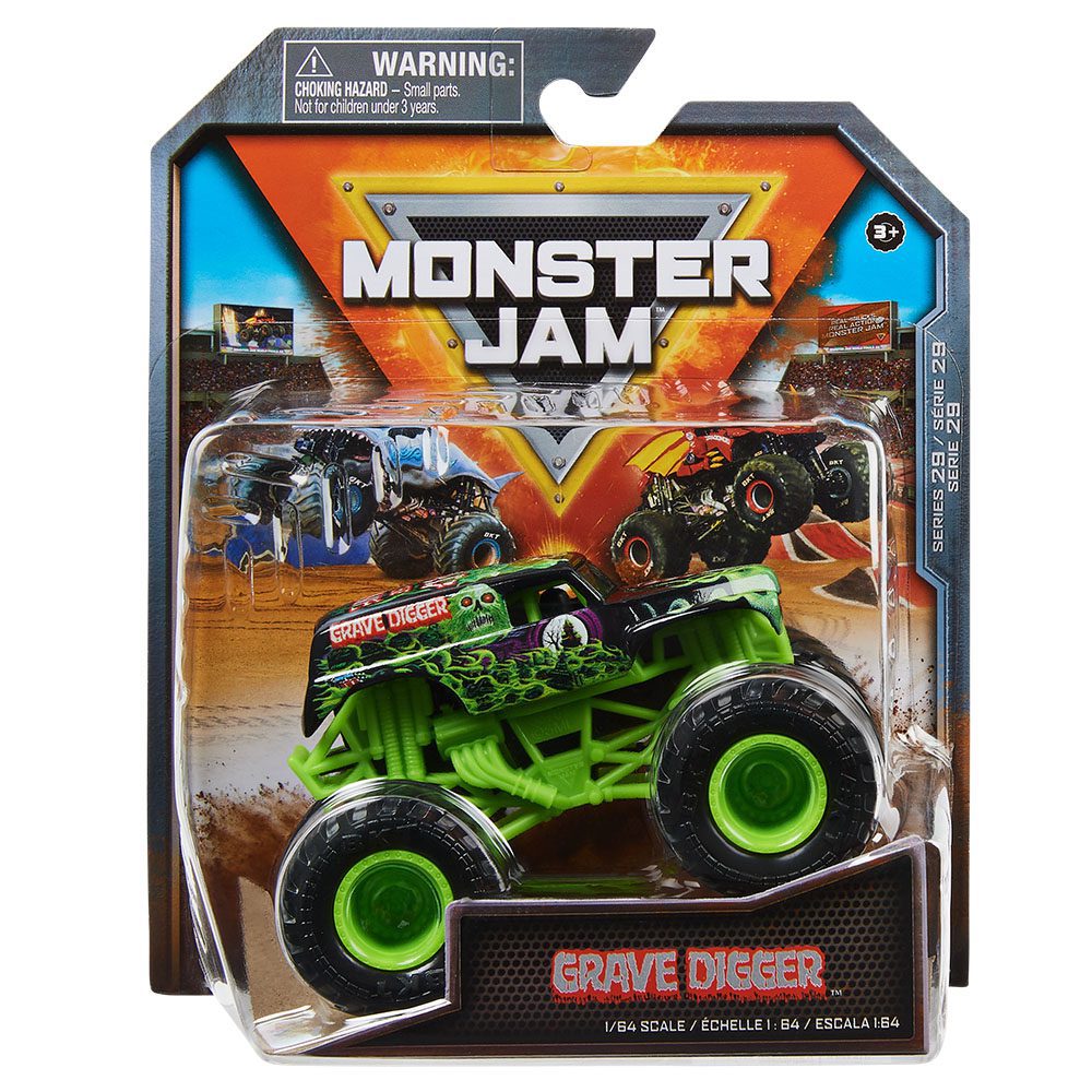 Monster Jam Vehículo Grave Digger 1:64
