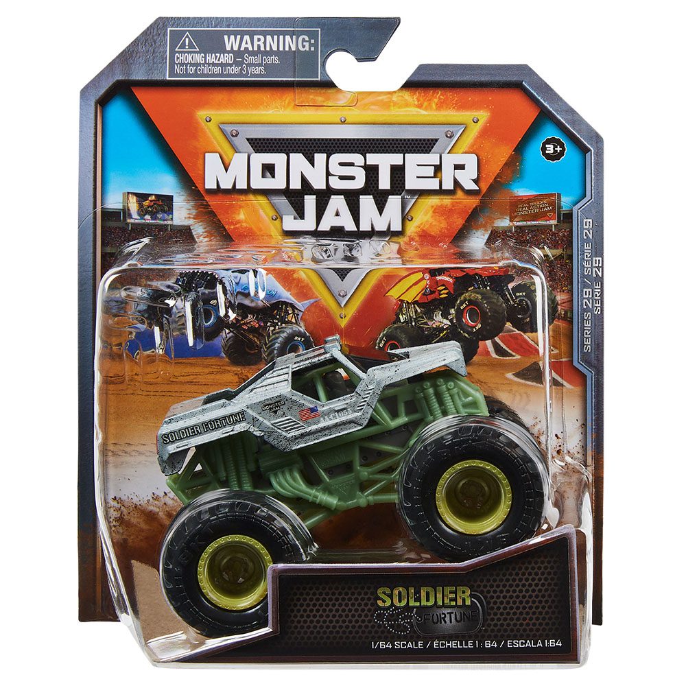 Monster Jam | Vehículo Soldier Fortune 1:64