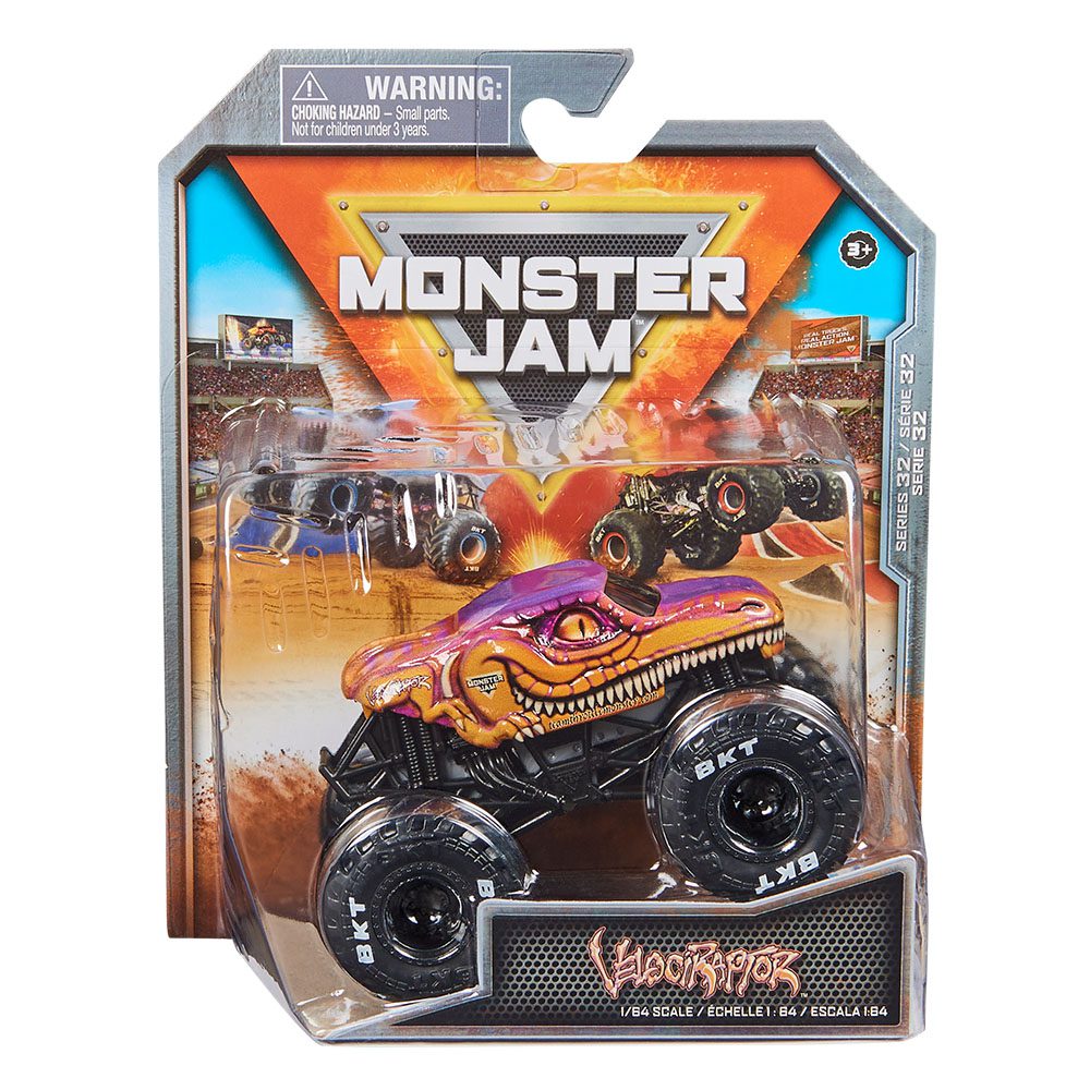 Monster Jam |Vehículo Velociraptor 1:64