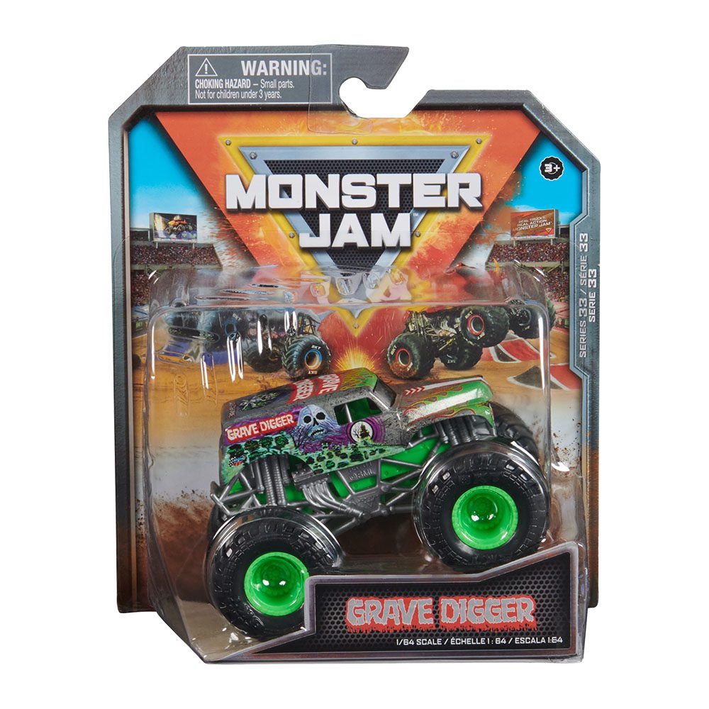 Monster Jam | Vehículo Grave Digger 1:64