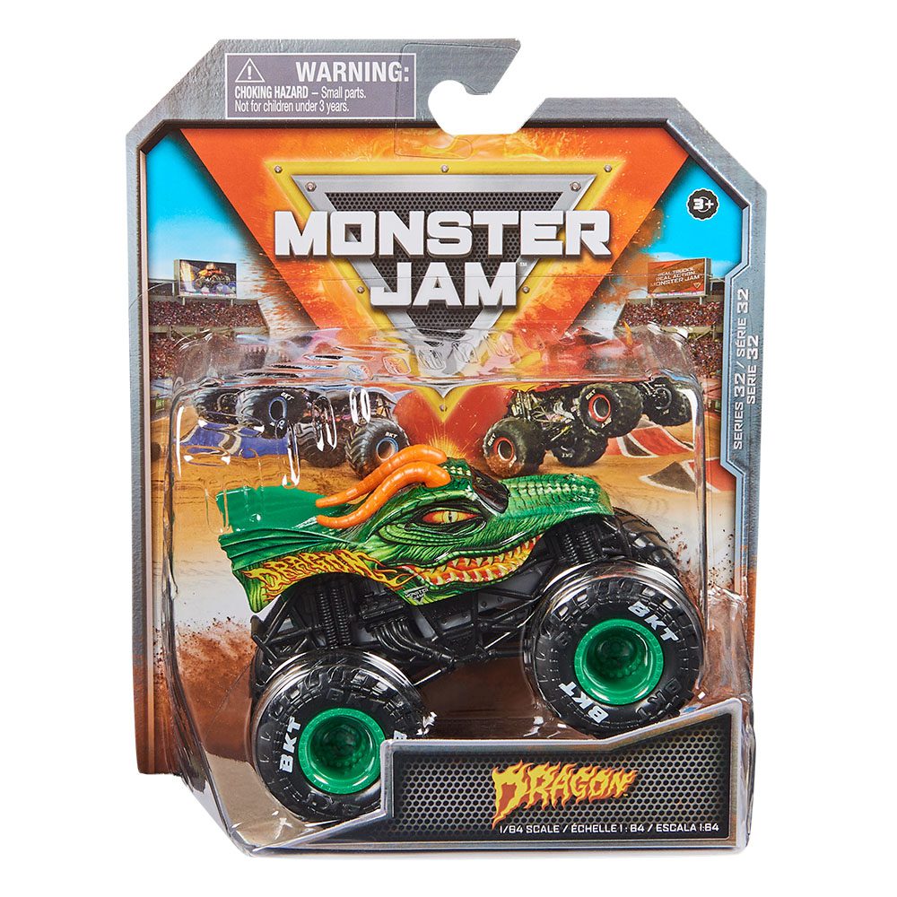 Monster Jam Vehículo Dragon 1:64
