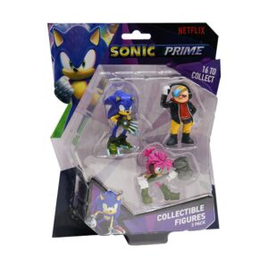 Set Figuras Sonic Prime Amy Rose y Tails Personajes