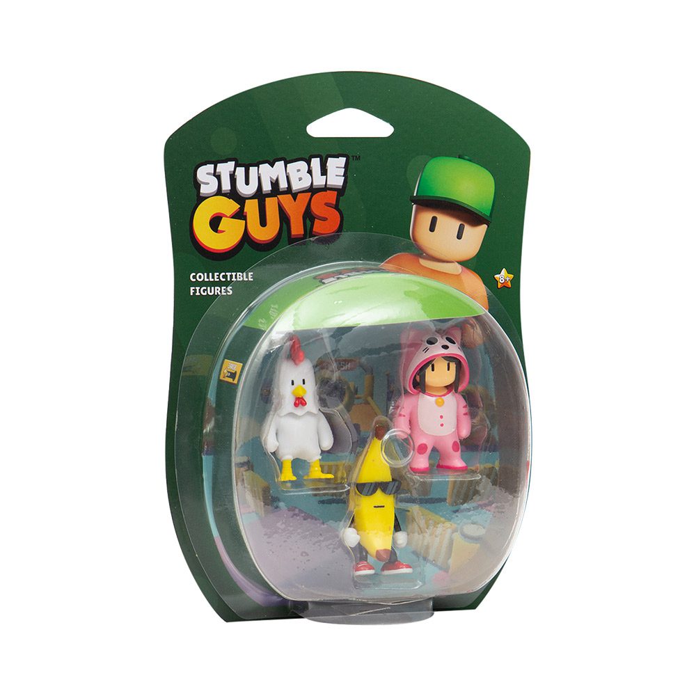 Stumble Guys | Pack 3 Figuras