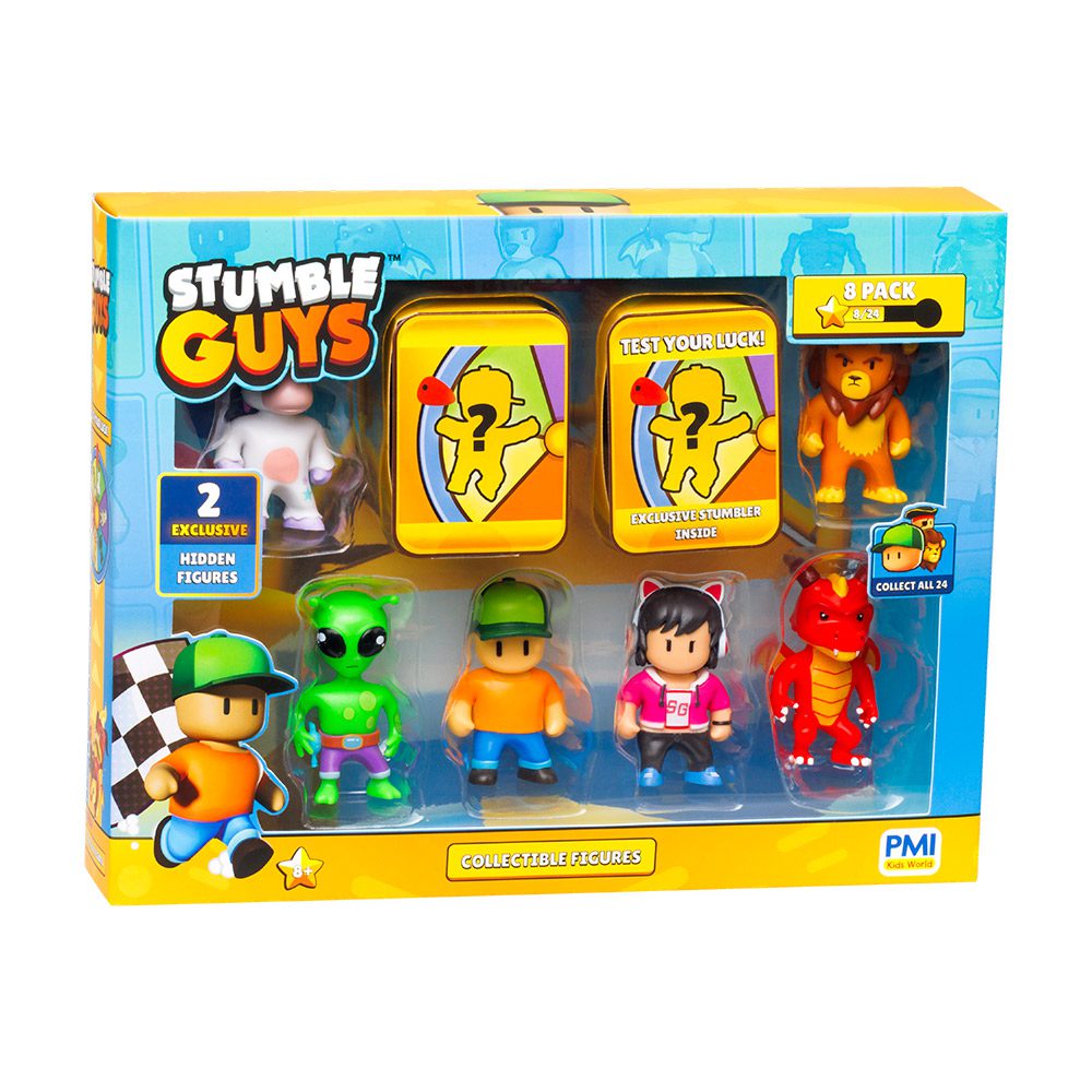Stumble Guys | Pack 8 figuras