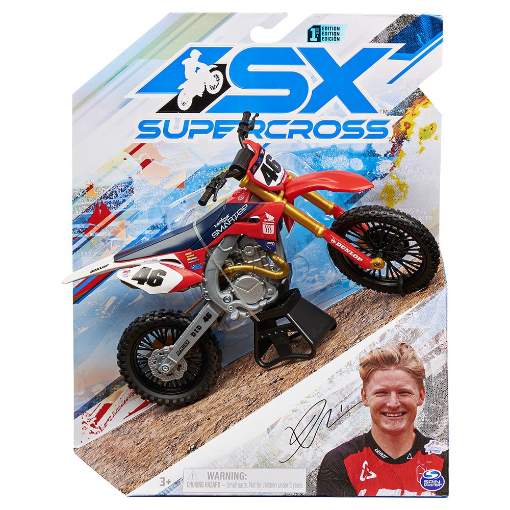 Supercross | Moto Die Cast con Figura 