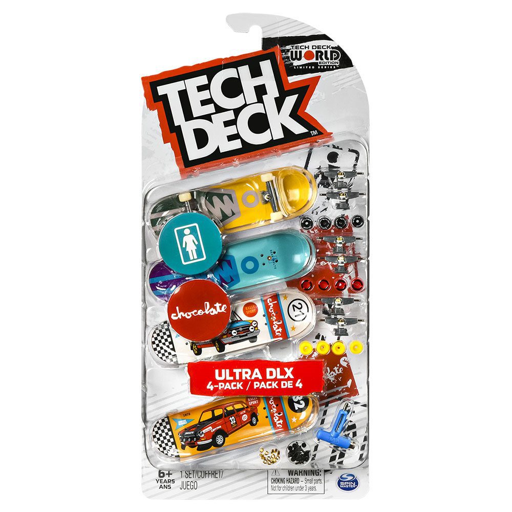 Tech Deck | Pack 4 skates de dedo