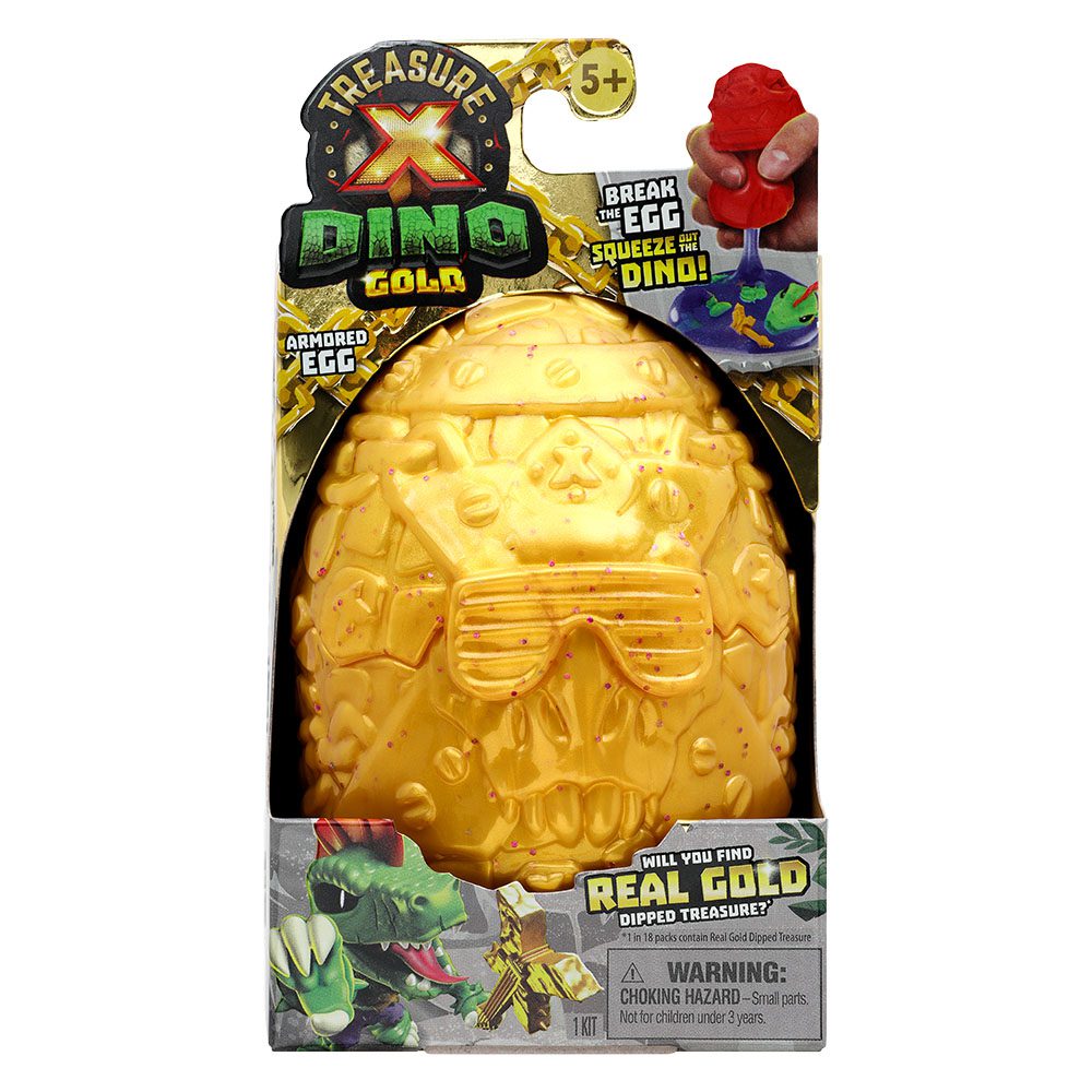 Treasure X | Dino Gold Figura sorpresa en huevo