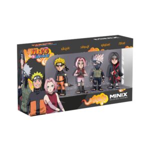 Naruto Muñecos Minix Pack 4 Personajes