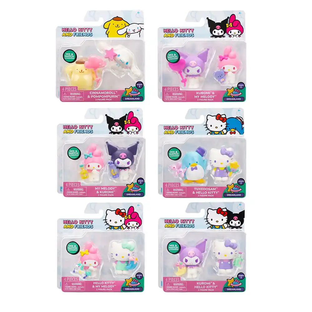 Hello Kitty & Friends | Coleccionables 2 Pack