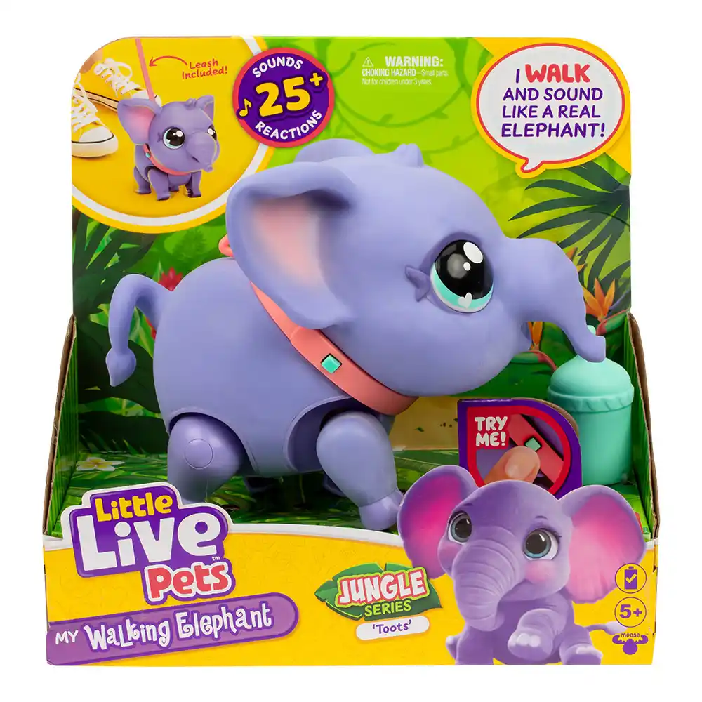 Little Live Pets | Elefantito Interactivo Toots