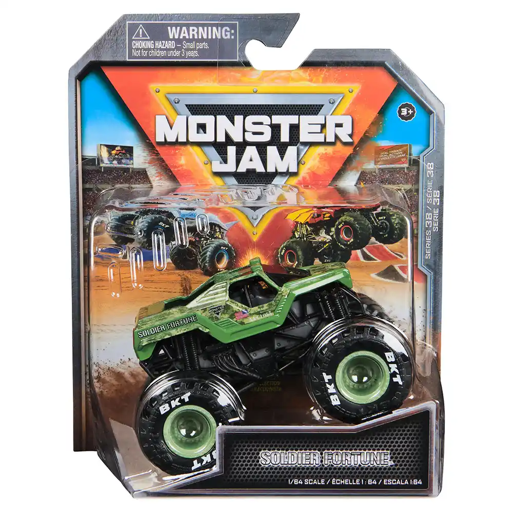 Monster Jam | Vehículo Soldier Fortune 1:64