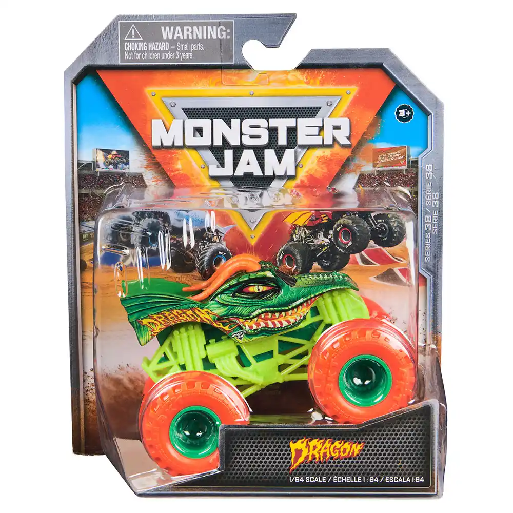 Monster Jam | Vehículo Dragon 1:64