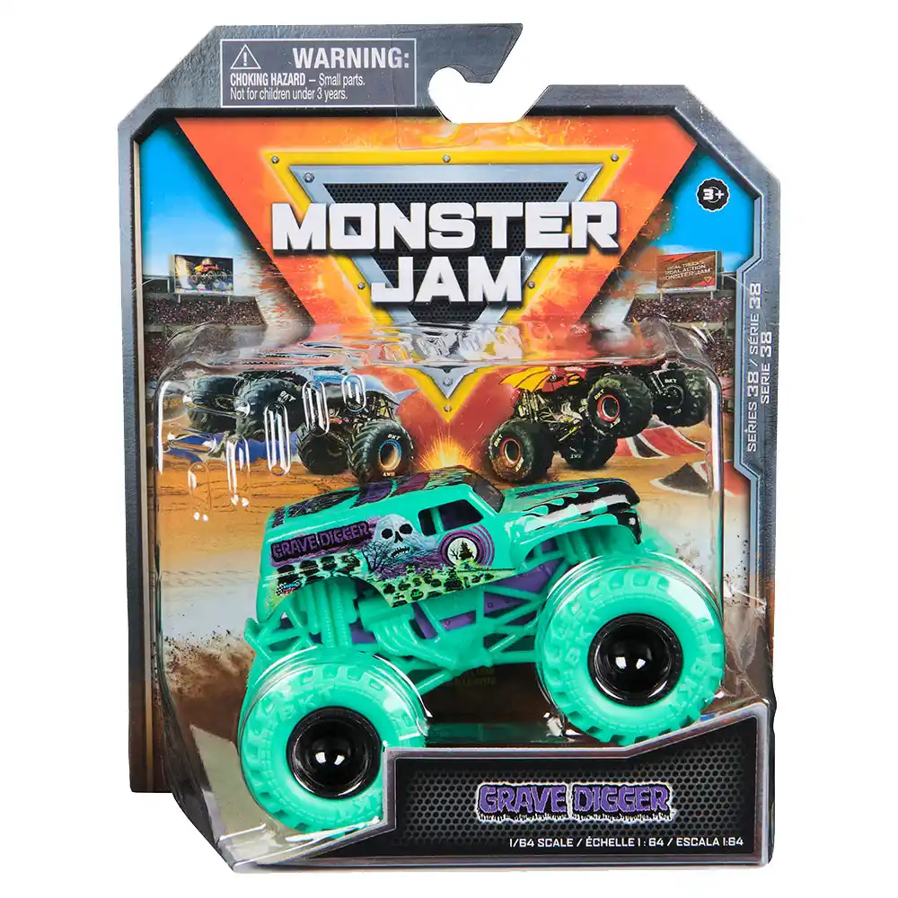 Monster Jam | Vehículo Grave Digger 1:64