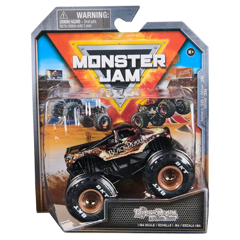 Monster Jam | Vehículo Black Pearl 1:64