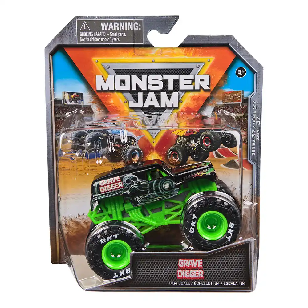 Monster Jam | Vehículo Grave Digger 1:64