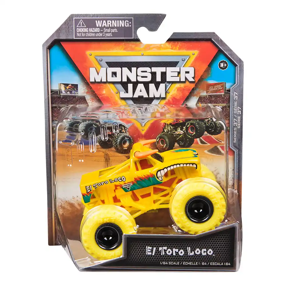 Monster Jam | Vehículo El Toro Loco 1:64