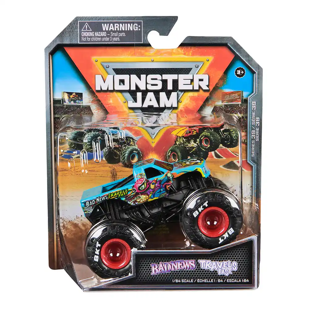 Monster Jam | Vehículo Bad News 1:64