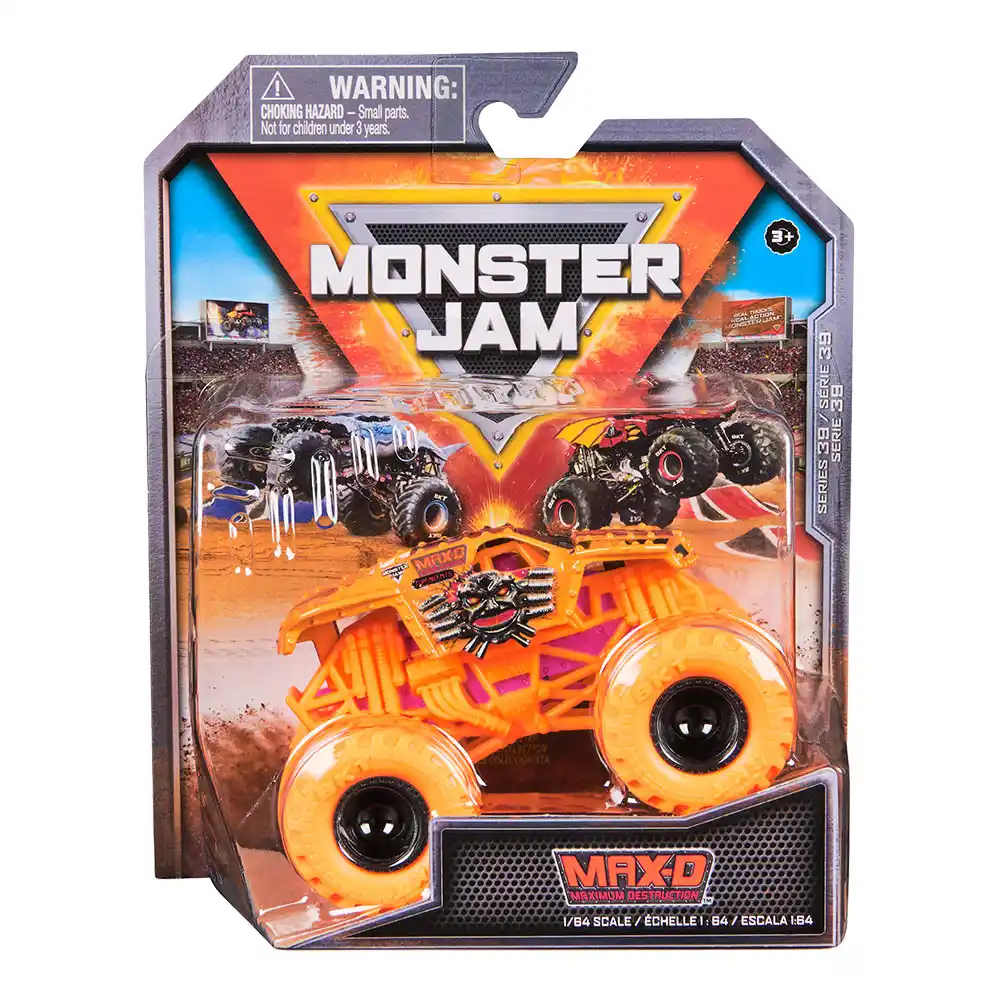 Monster Jam | Vehículo Max D 1:64