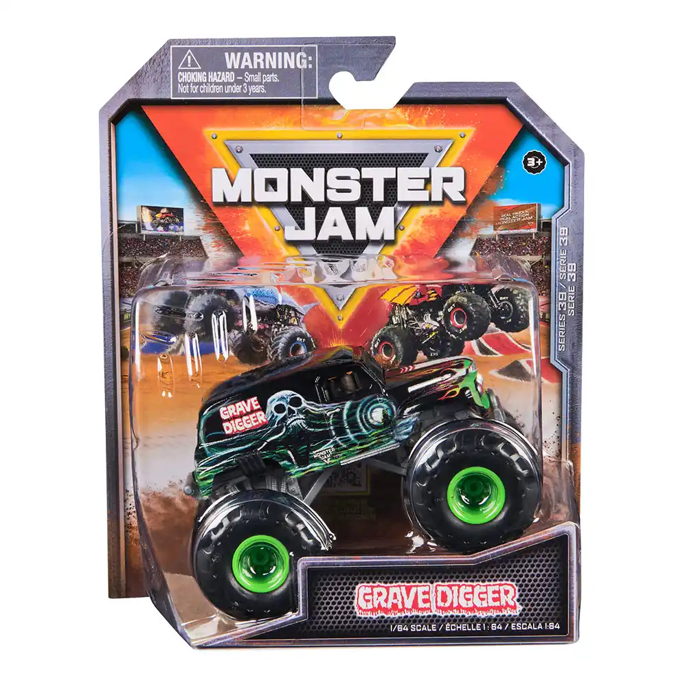 Monster Jam | Vehículo Grave Digger 1:64