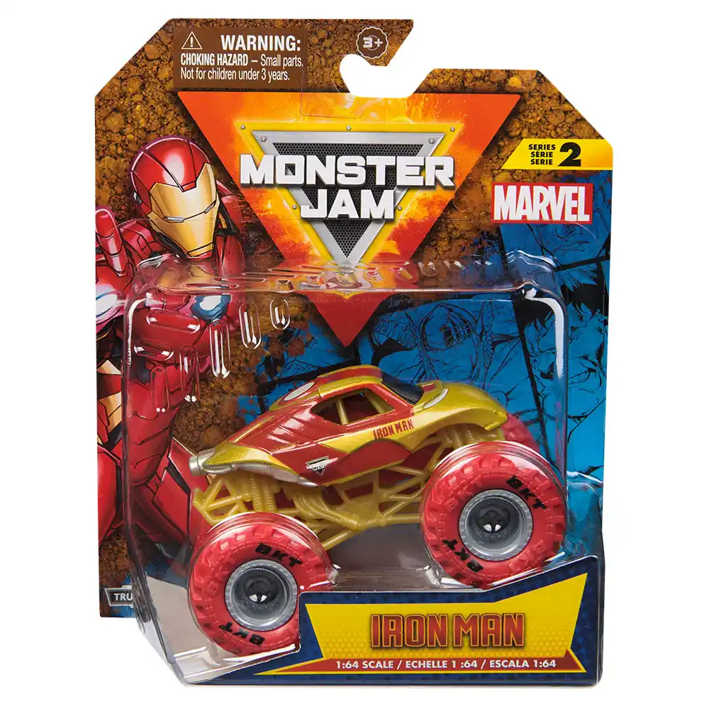 Monster Jam | Vehículo Iron Man 1:64