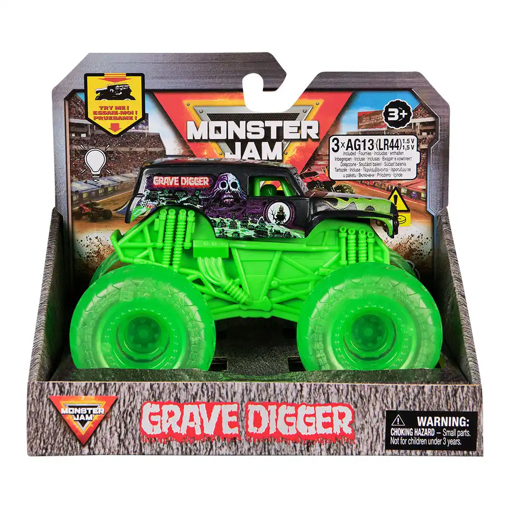 Monster Jam | Vehículo con Ruedas Luminosas 1:43