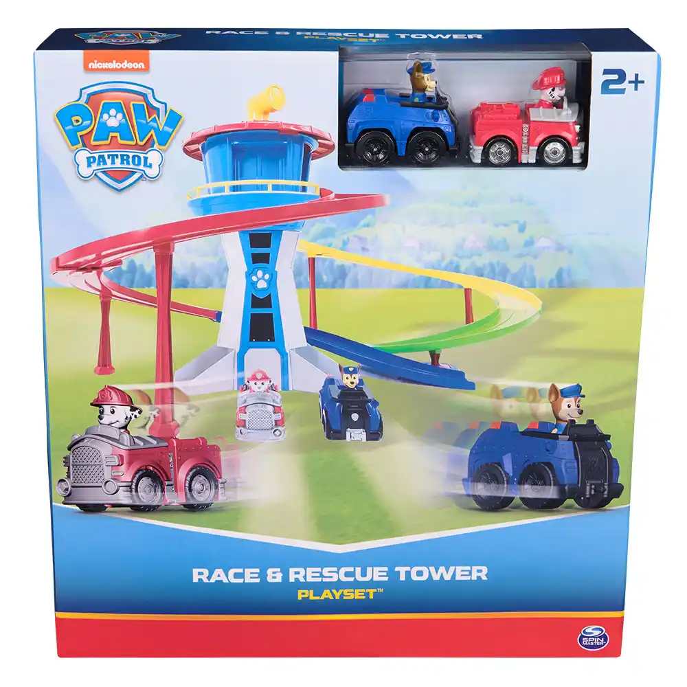 Paw Patrol | Playset torre con mini vehículos